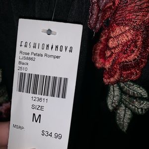 fashion nova floral off the shoulder romper